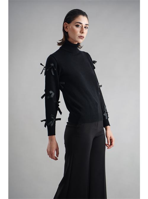 Maglia in viscosa GM by Gai Mattiolo | GM3470NERO